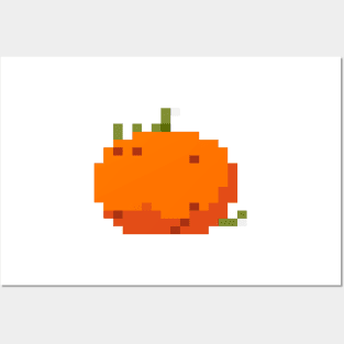 Pumpkin Pixel Art Posters and Art